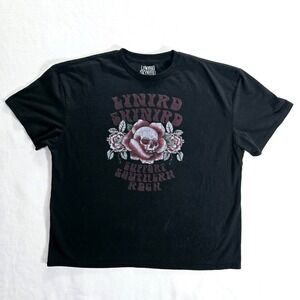Lynyrd Skynyrd T-Shirt Support Southern Rock Pullover Short Sleeve‎ Crew Neck XL